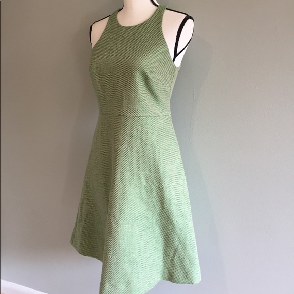 SOLD Banana Republic Green Racerback Dress Size 2 - Picture 3 of 8